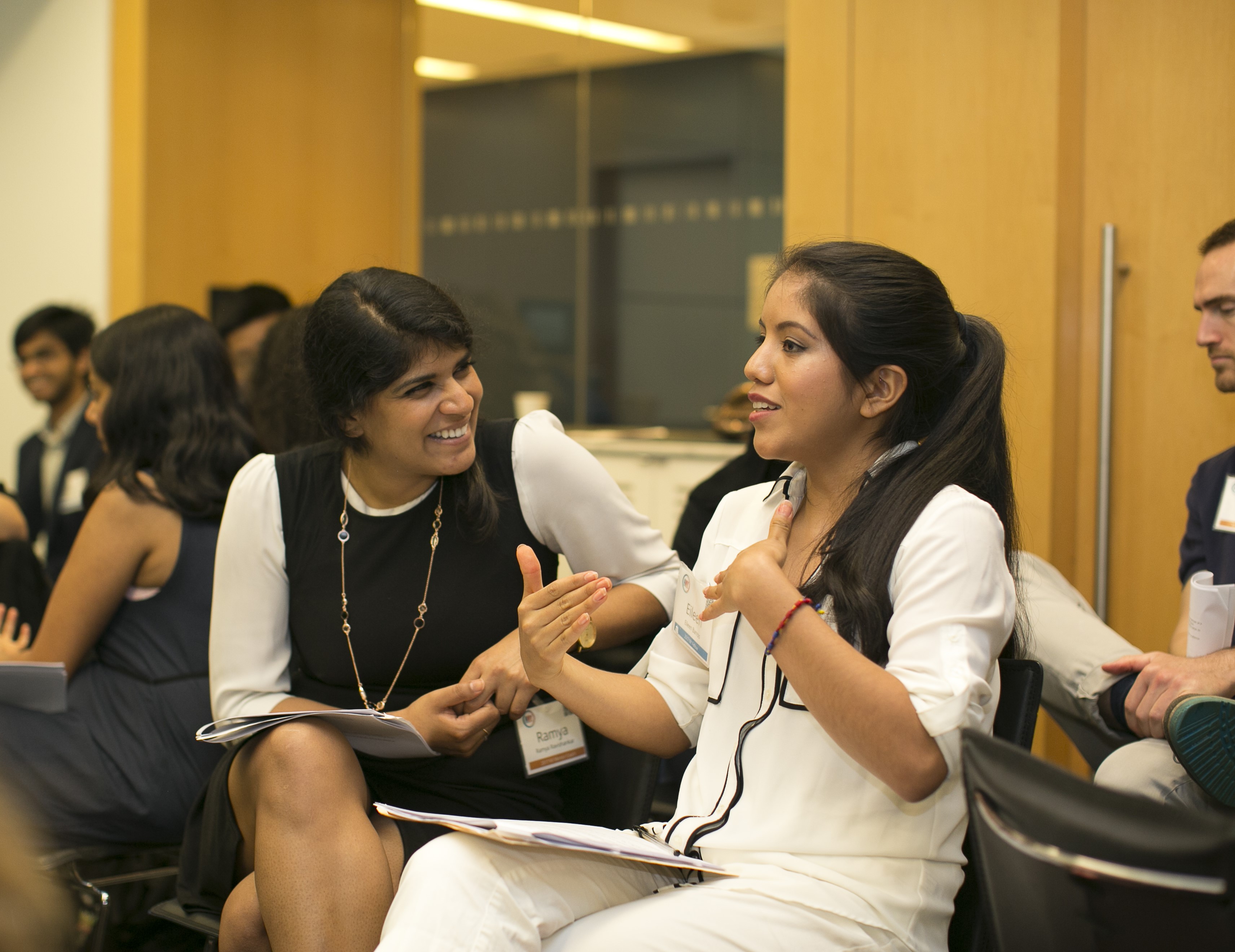 A Fellow and a Mentor Coach at a workshop